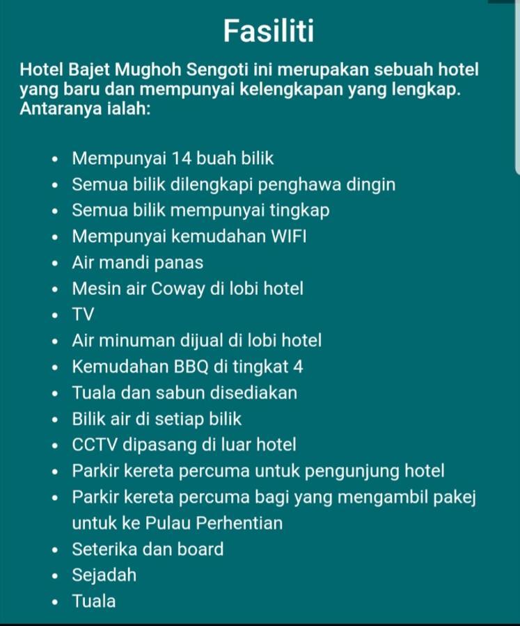 Hotel Bajet Mughoh Sengoti Jertih Екстер'єр фото